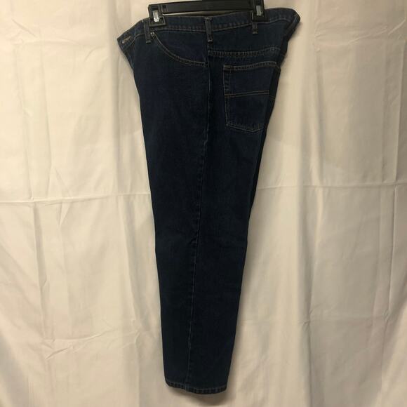Real Ranch Jeans 36 X 30 EUC Dark Wash Low Rise Relaxed Fit - Picture 3 of 7